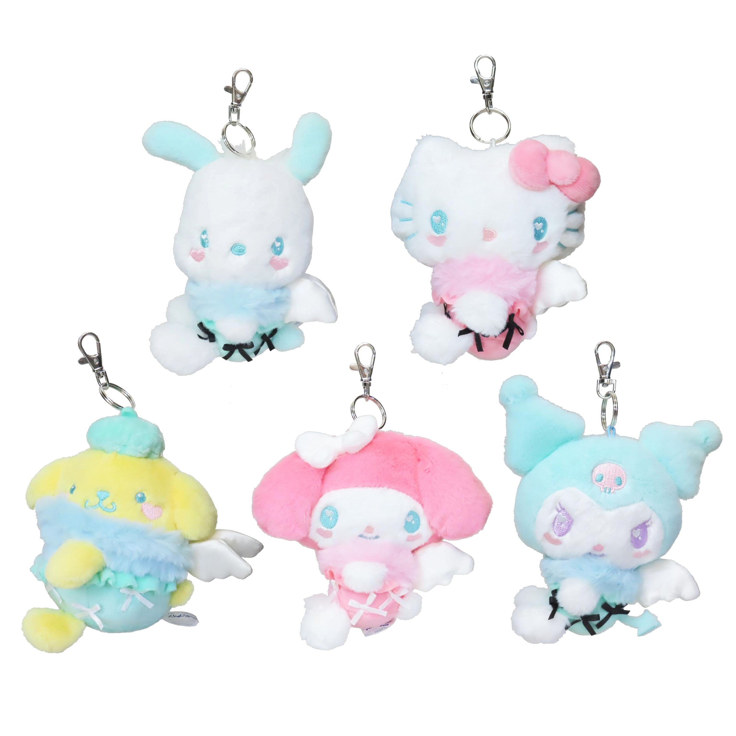 Japan Sanrio Plush Doll Keychain (Mint Angel)