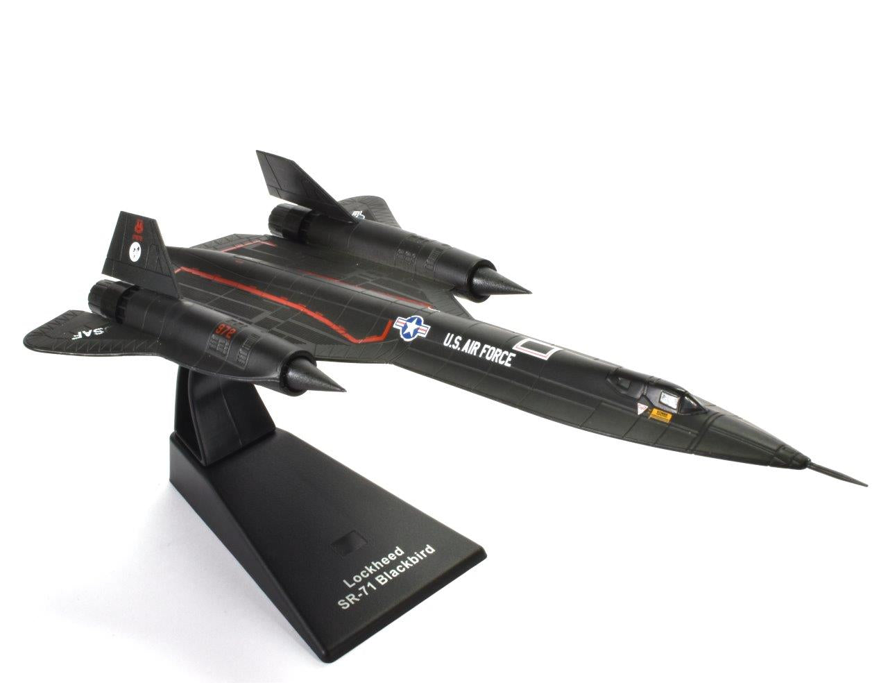 Lockheed Martin SR-71A Blackbird #61-7972 1:144 Scale Diecast Model By Atlas Editions