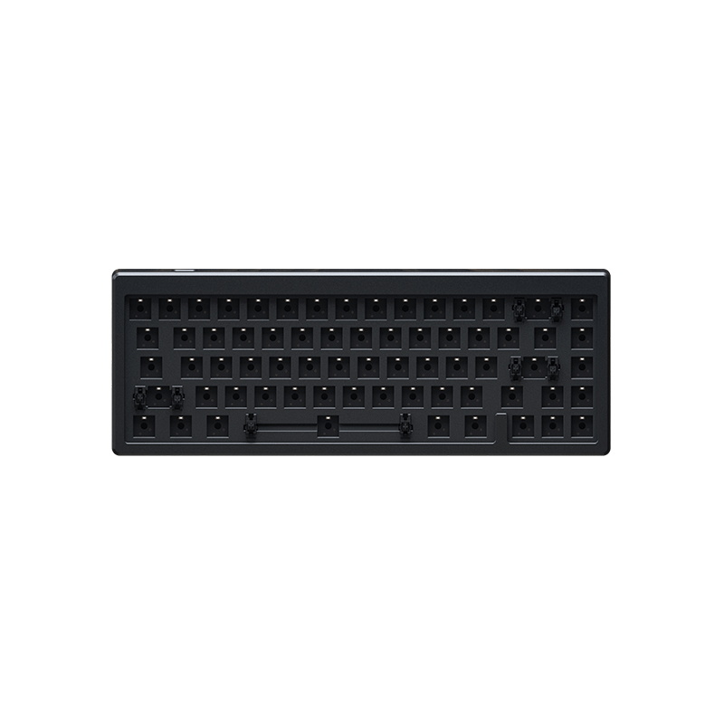 Akko Mod005 RGB Mechanical Keyboard Hot-Swappable DIY Kit Gasket Mount with 67-Key Layout (Black)
