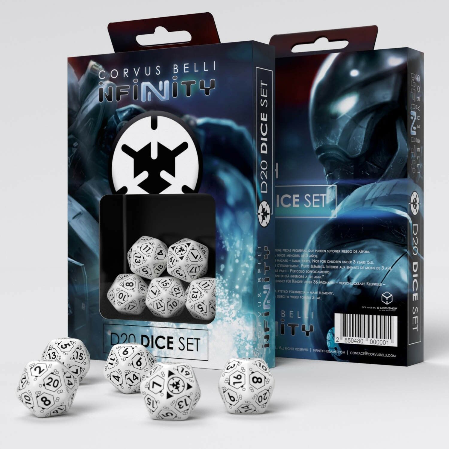 Infinity Aleph D20 Dice Set