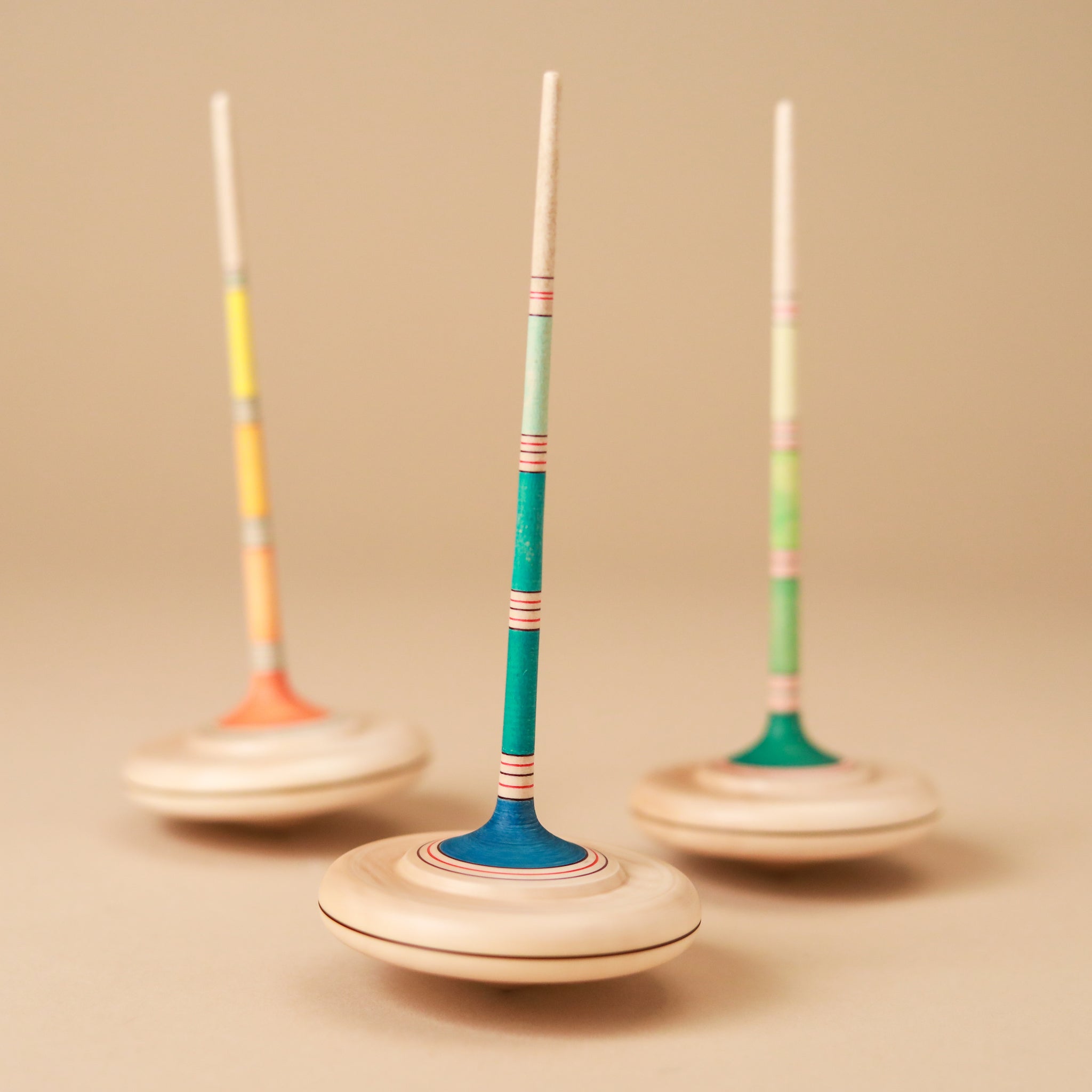 Arabella Wooden Spinning Top | Colors