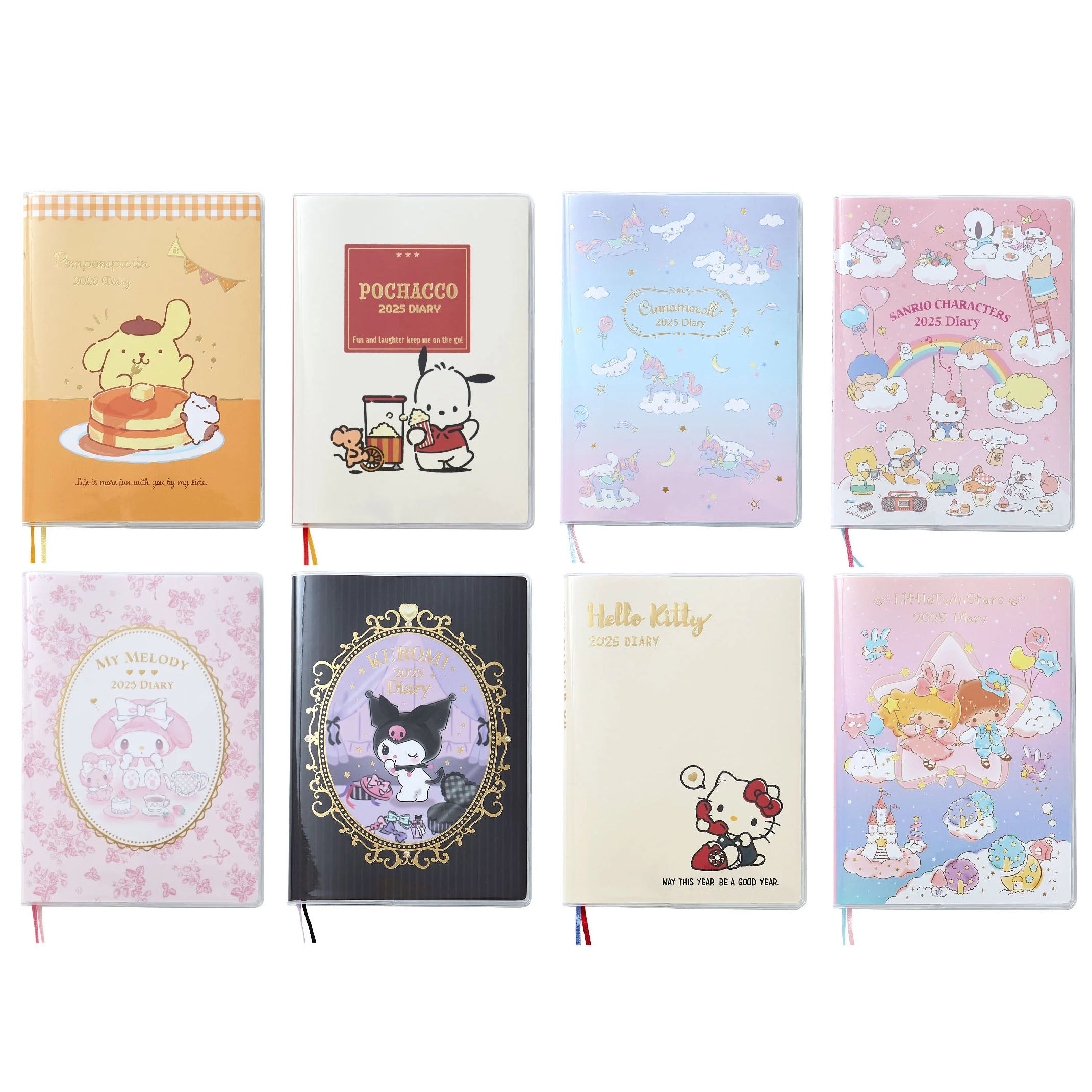 Japan Sanrio 2025 Weekly B6 Schedule Book / Planner