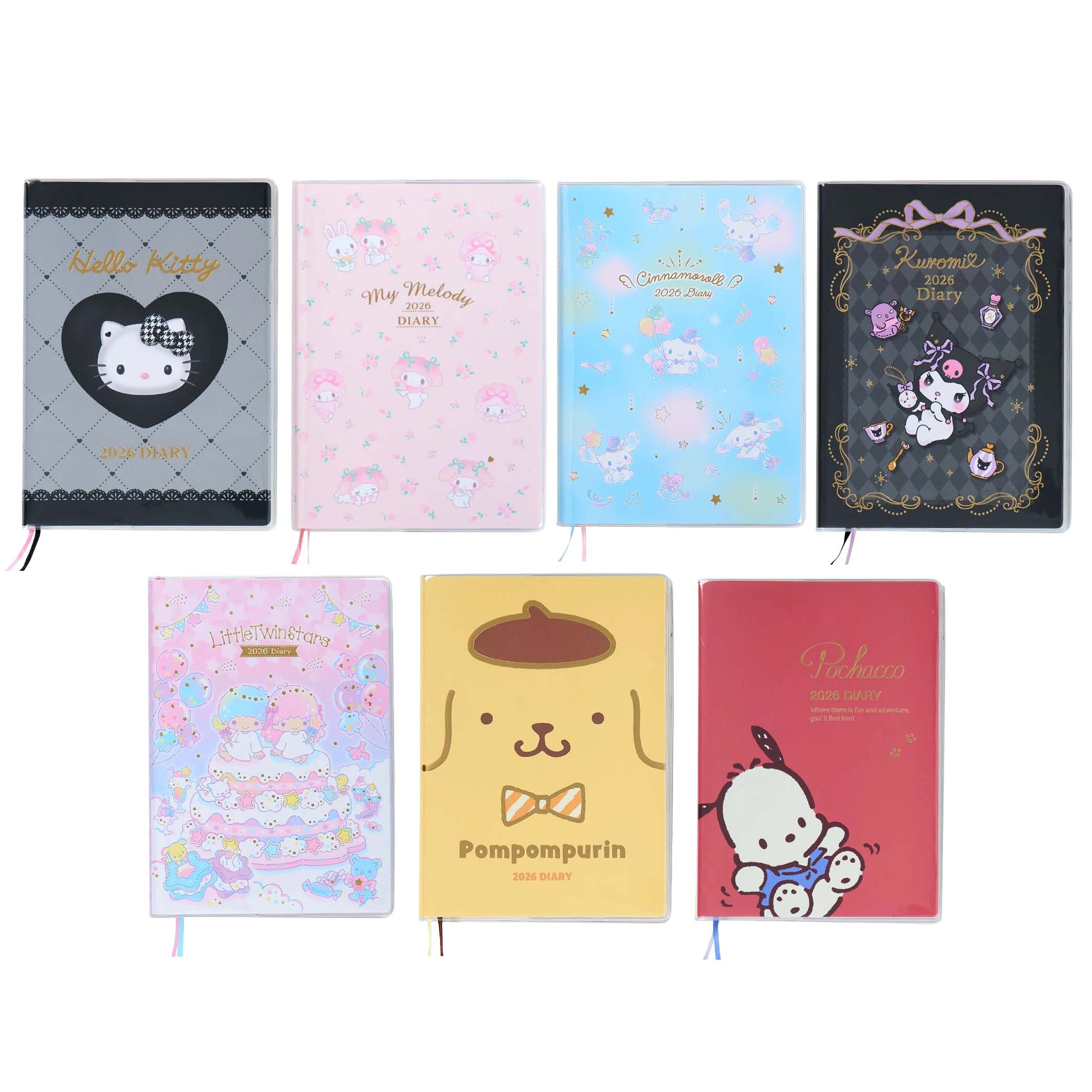 Japan Sanrio 2026 Weekly B6 Schedule Book / Planner