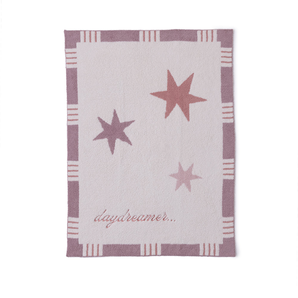 CozyChic® Starry Daydreamer Stroller Blanket - Teaberry Multi