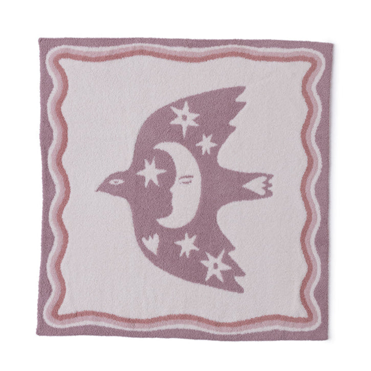 CozyChic® Desert Bird Receiving Blanket - Teaberry Multi