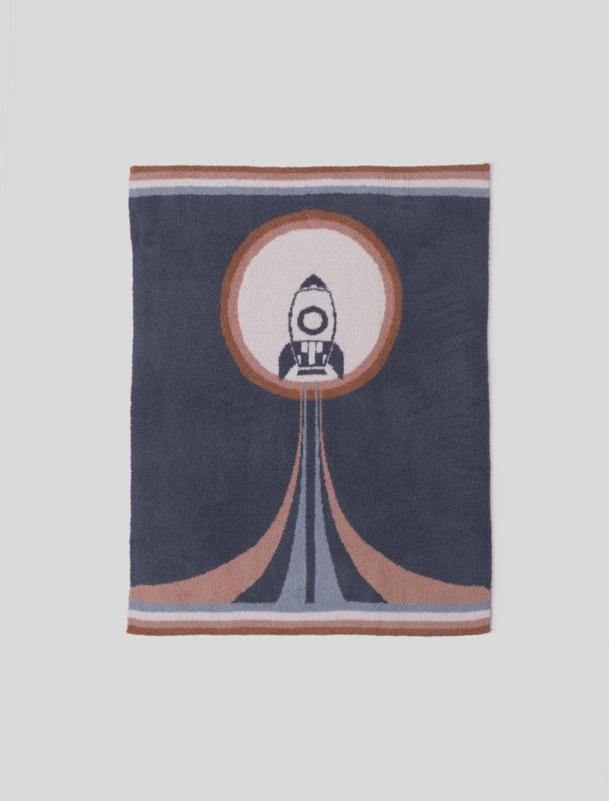 Barefoot Dreams CozyChic Spaceship Stroller Blanket