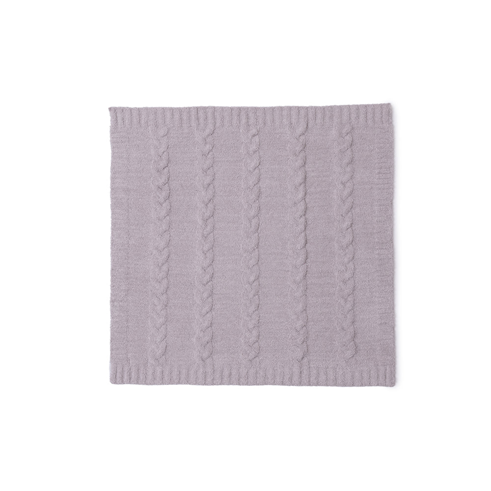 CozyChic® Braided Cable Receiving Blanket - Heathered Almond-Sandstone