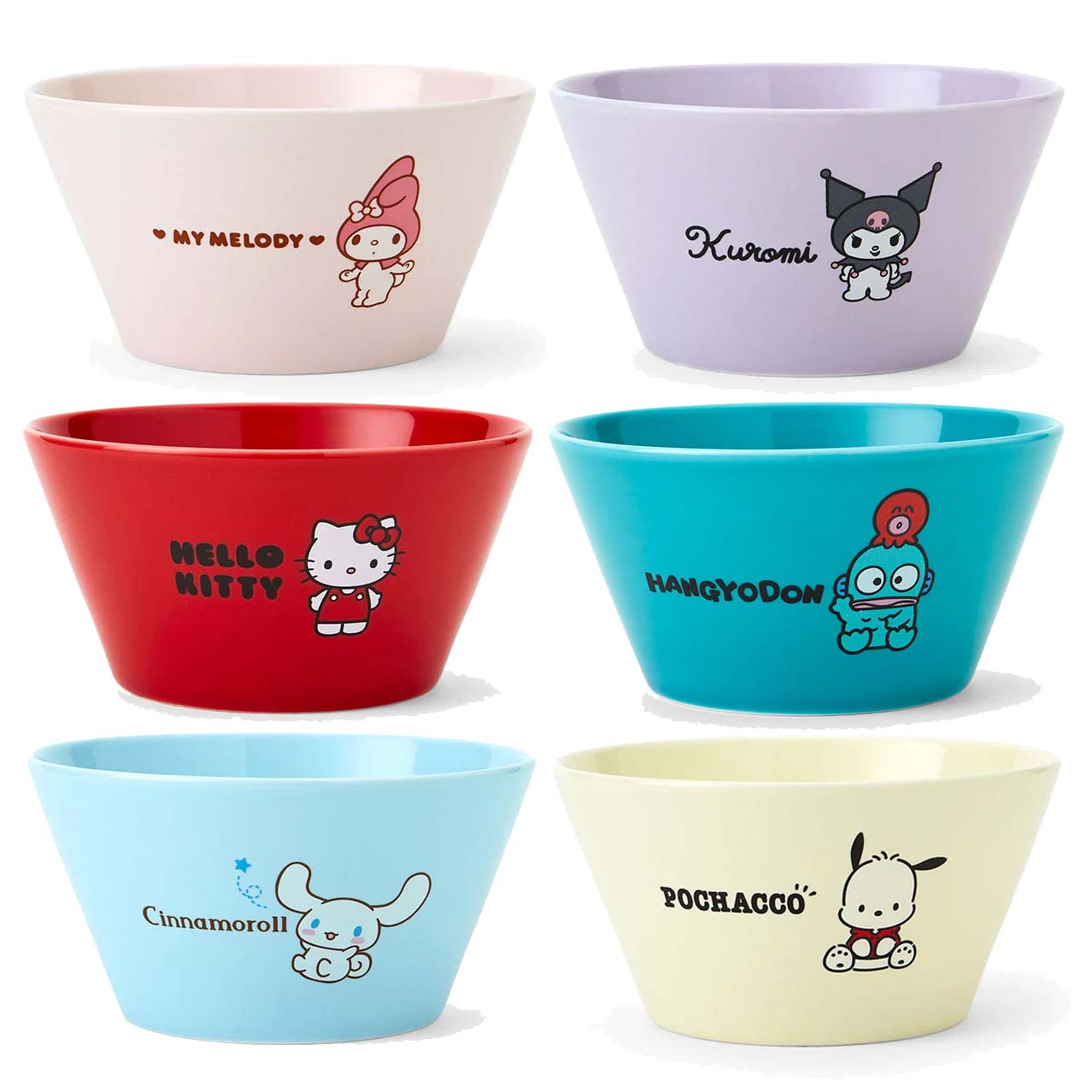 Japan Sanrio Ceramic Bowl (Colorful)