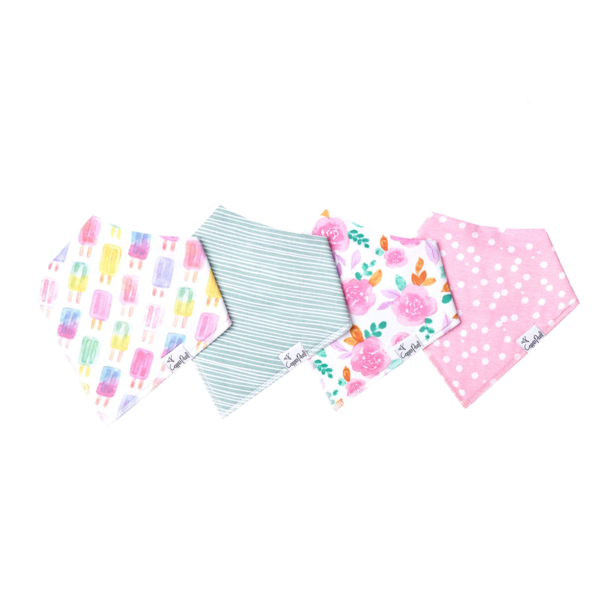 Bandana Bib 4pk- Summer