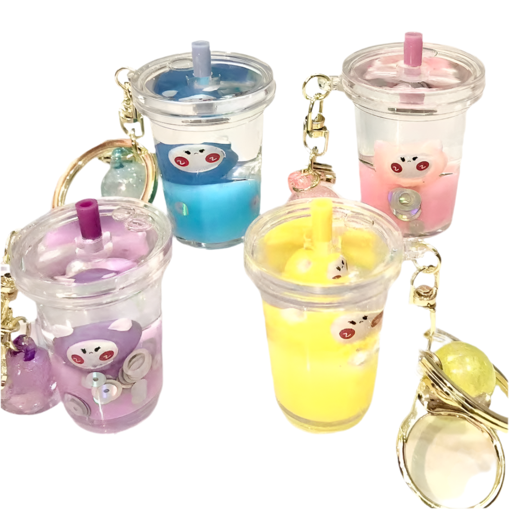 Cute Bear Boba Floaty Charm