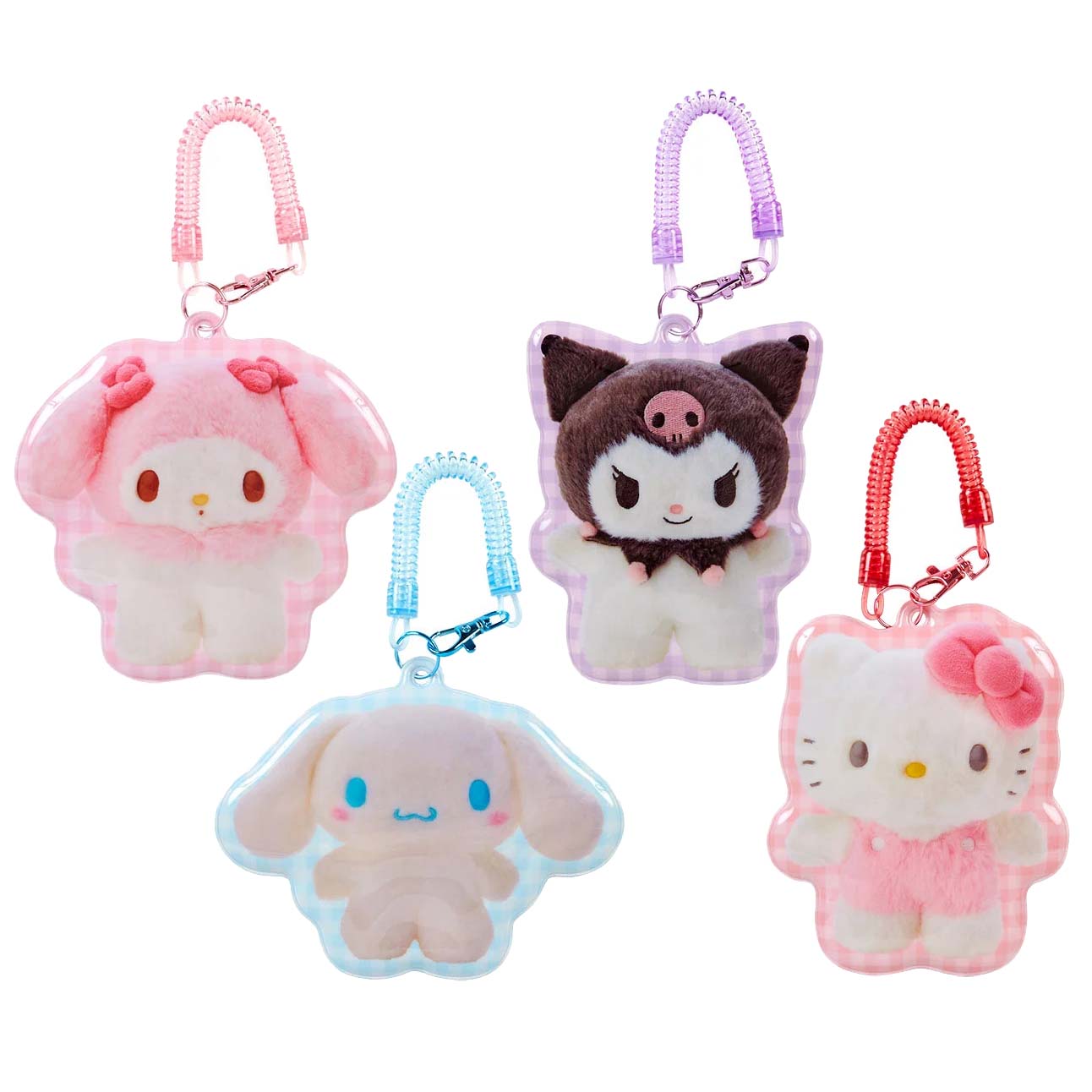 Japan Sanrio Card Holder Pass Case (Pitatto Friends Photo Design)
