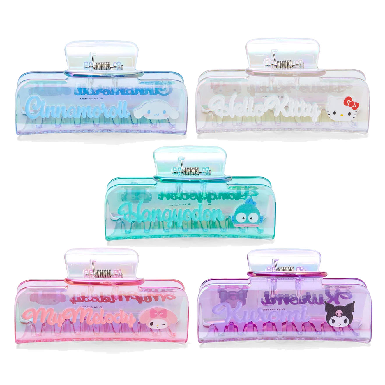 Japan Sanrio Clear Hair Claw Clip
