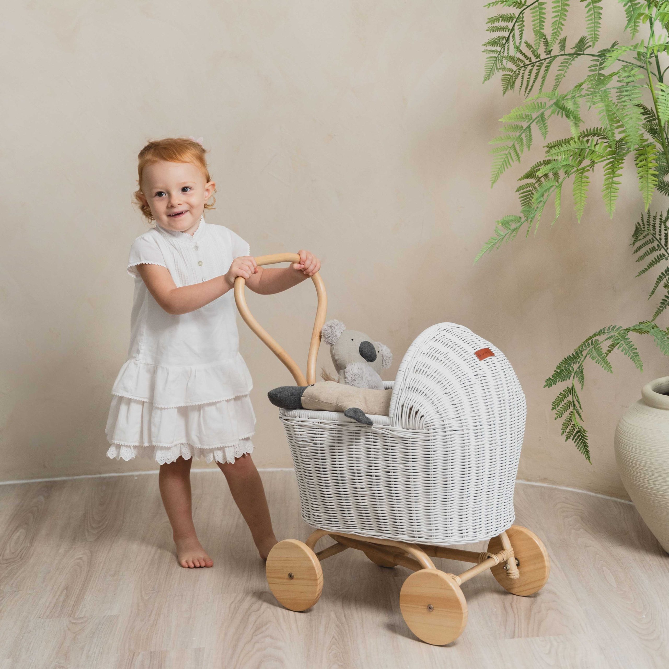 Momiji Colette Doll Stroller - White