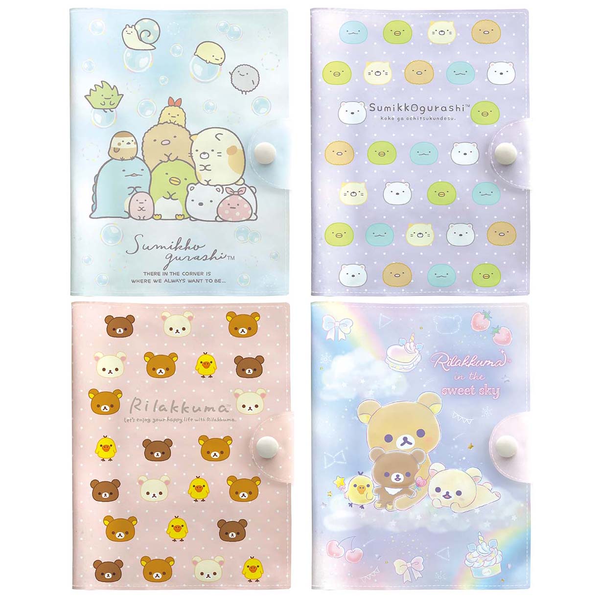 Japan San-X Rilakkuma / Sumikko Gurashi Card Wallet Passport Holder
