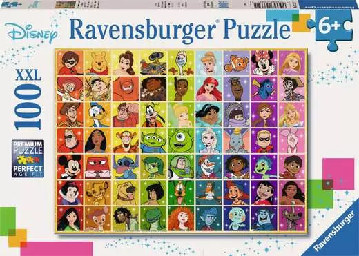 Disney Multi-Character 100 Piece Puzzle