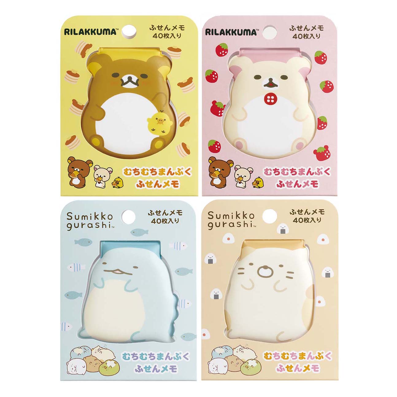 Japan San-X Rilakkuma / Sumikko Gurashi Die Cut Mini Memo