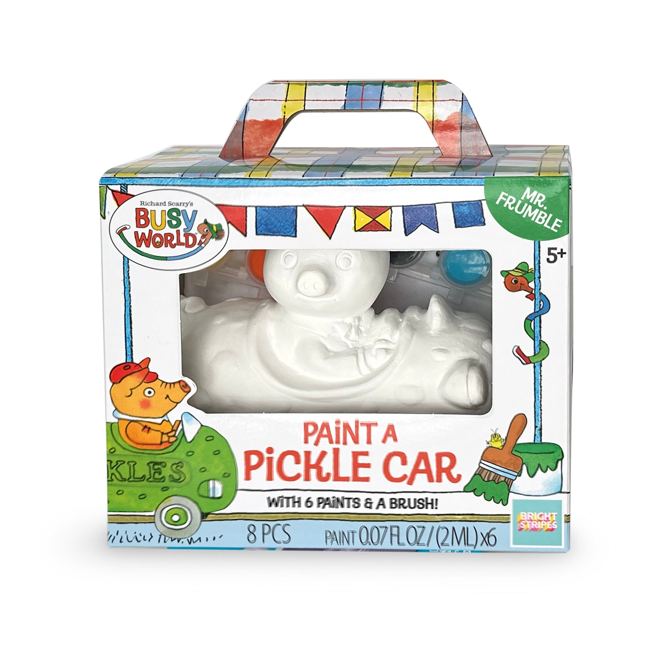 Richard Scarry's Busy Town Paint a Racer Pickle Car