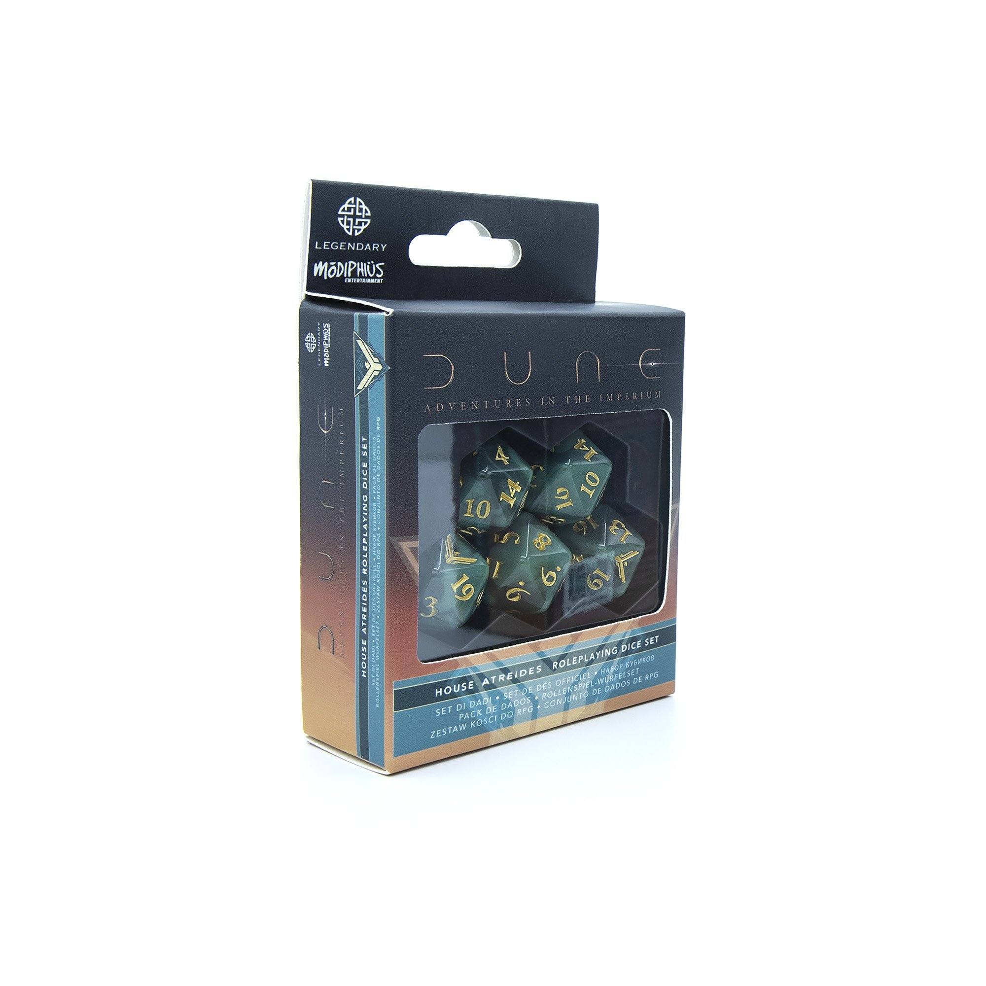 Dune – Adventures in the Imperium Dice Set: Atreides