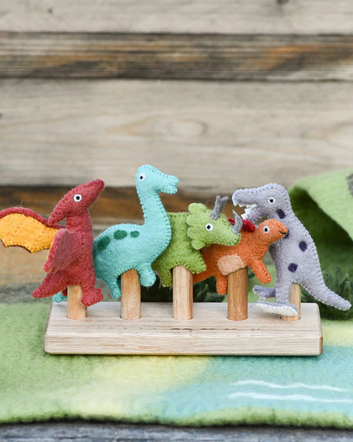 Pre-Order Dinosaur Finger Puppet Set of 5 (Ships in August)