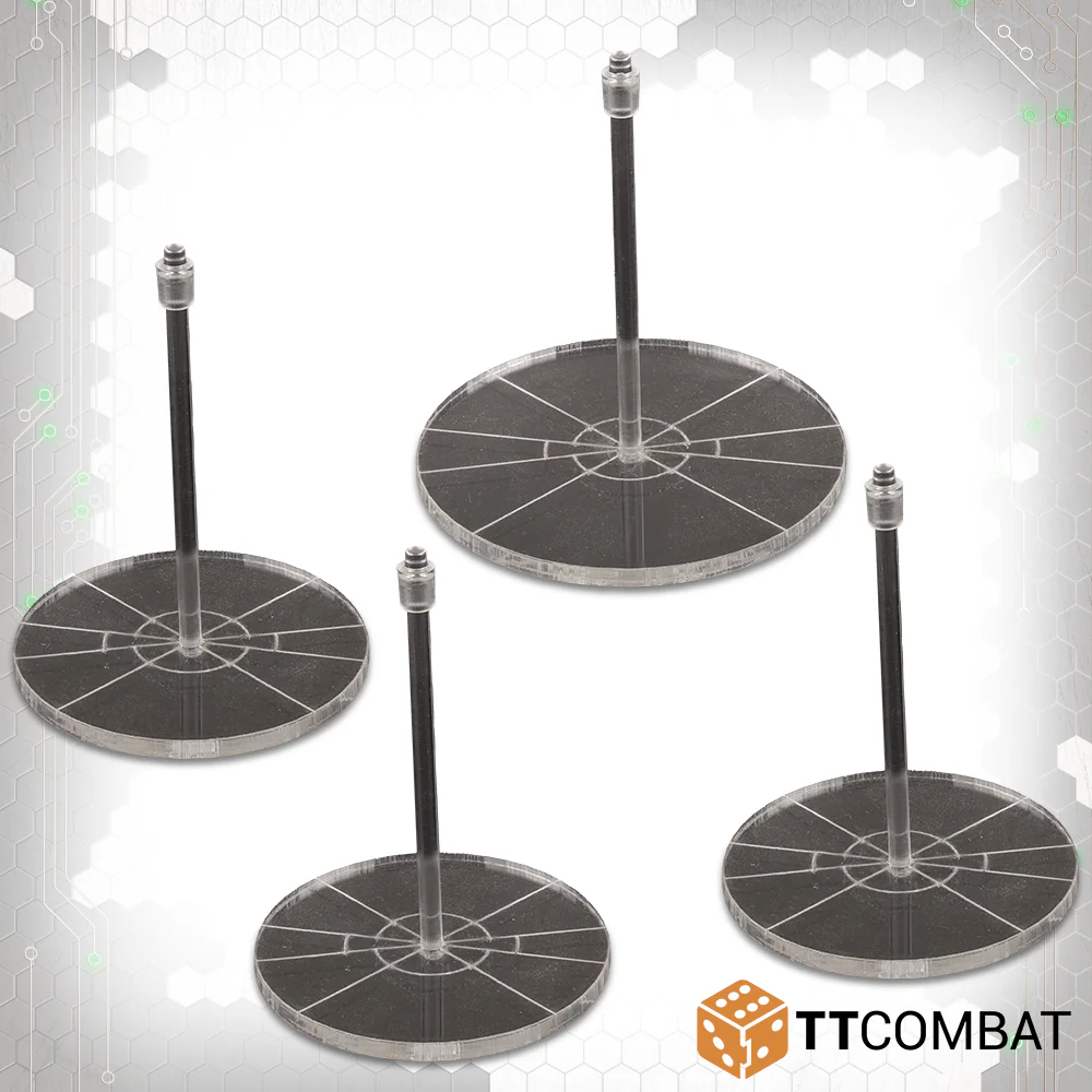 Dropfleet Commander Heavy Clear Base Pack