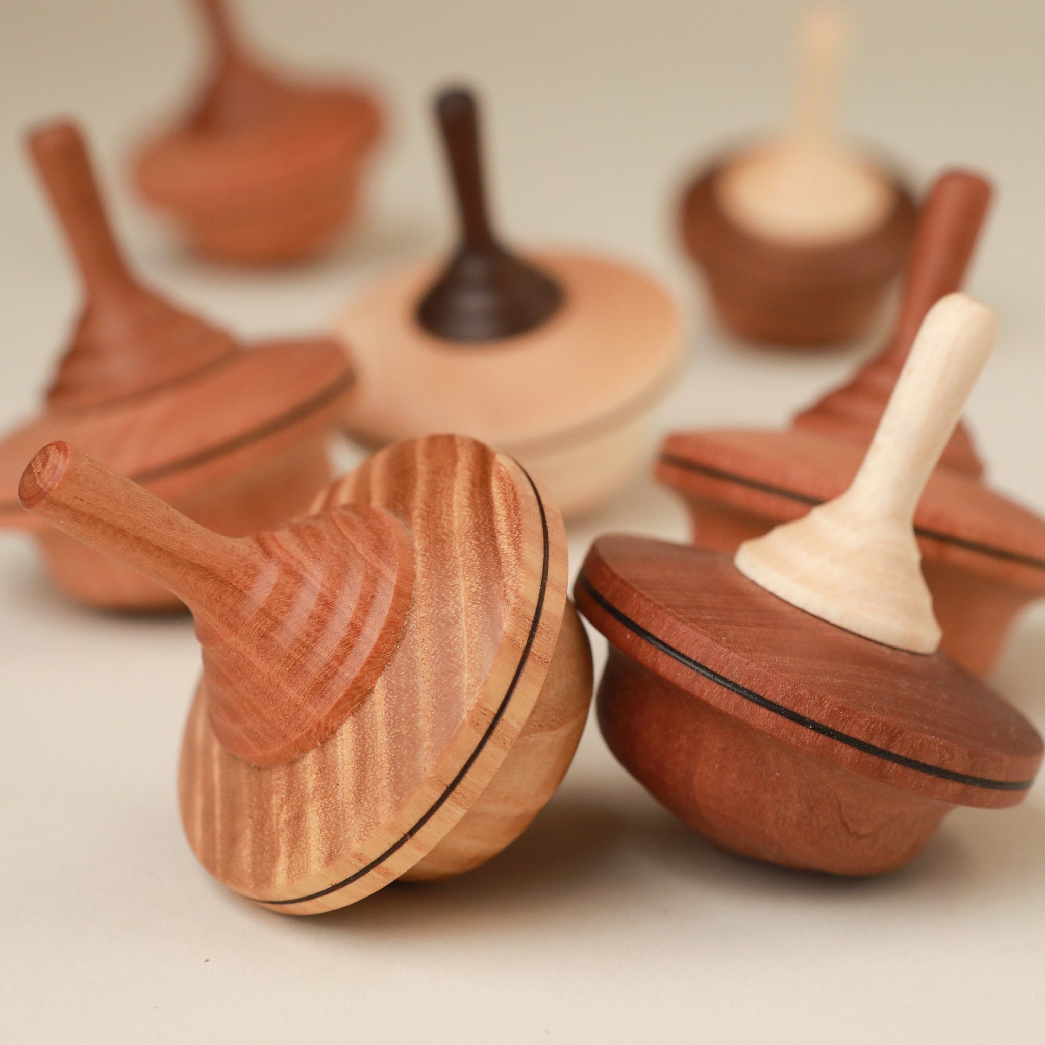 Duet Wooden Spinning Top