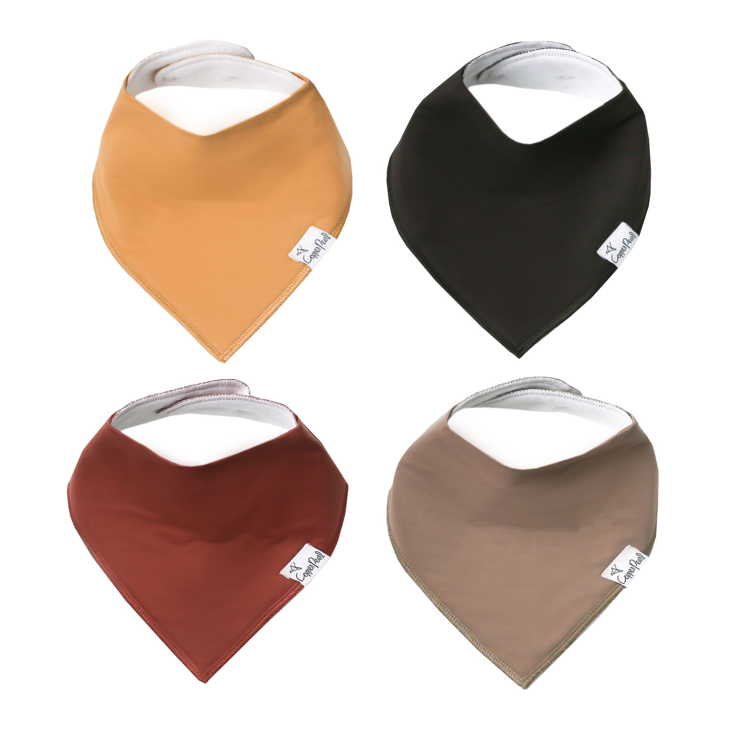 Bandana Bib 4pk- Dune