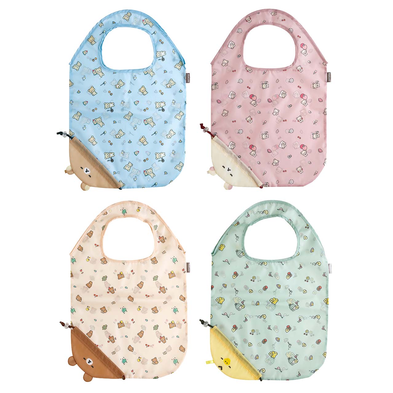 Japan San-X Rilakkuma Eco Bag Tote Shopping Bag (Ecoron)