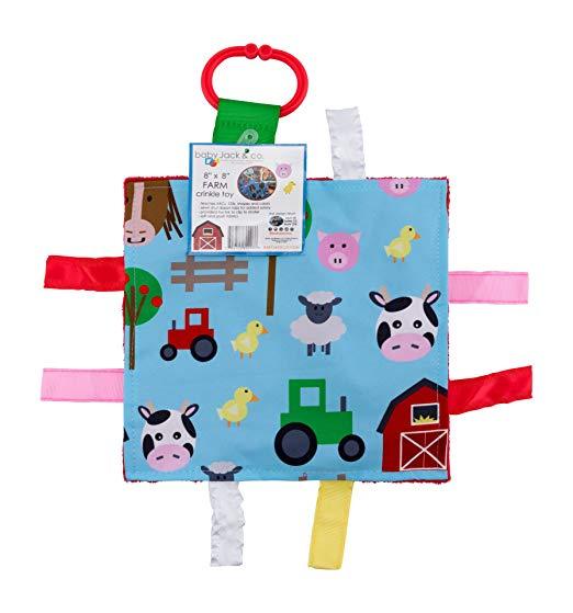 Farm Crinkle Tag Lovey