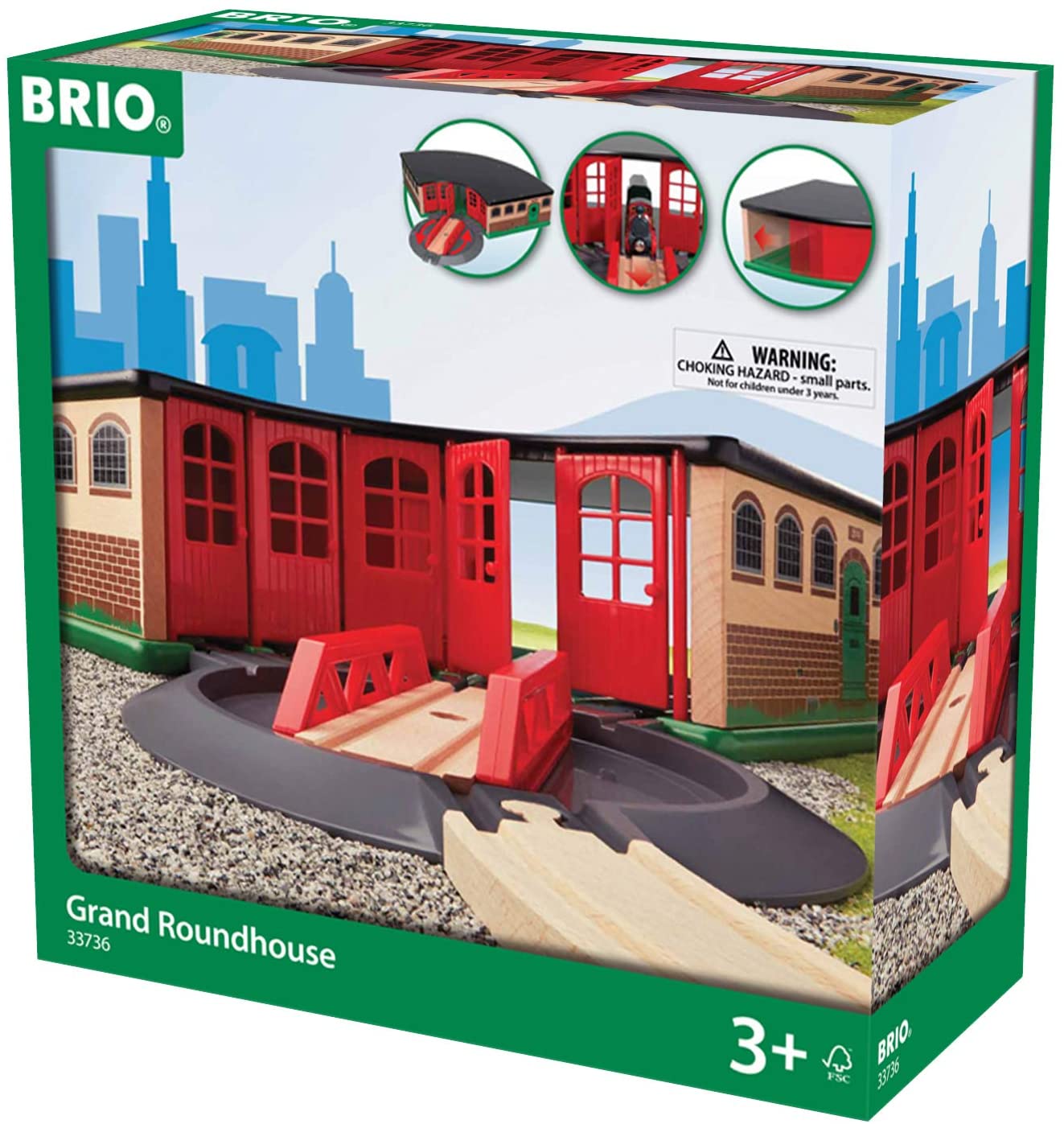 BRIO 33736 Grand Roundhouse