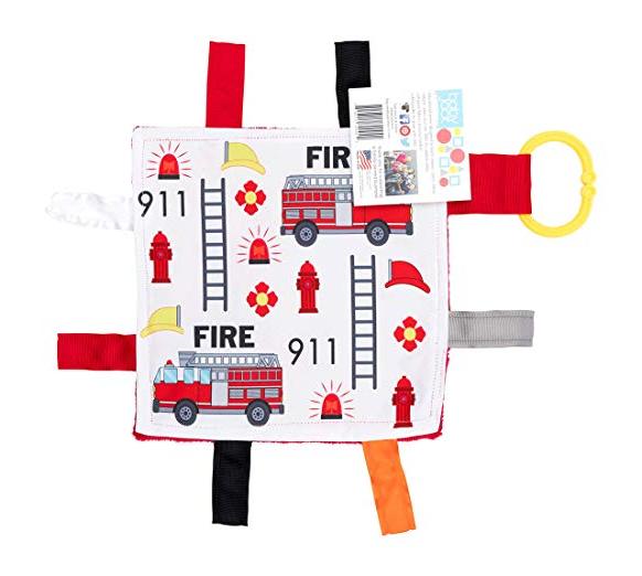 Firefighter Crinkle Tag Lovey