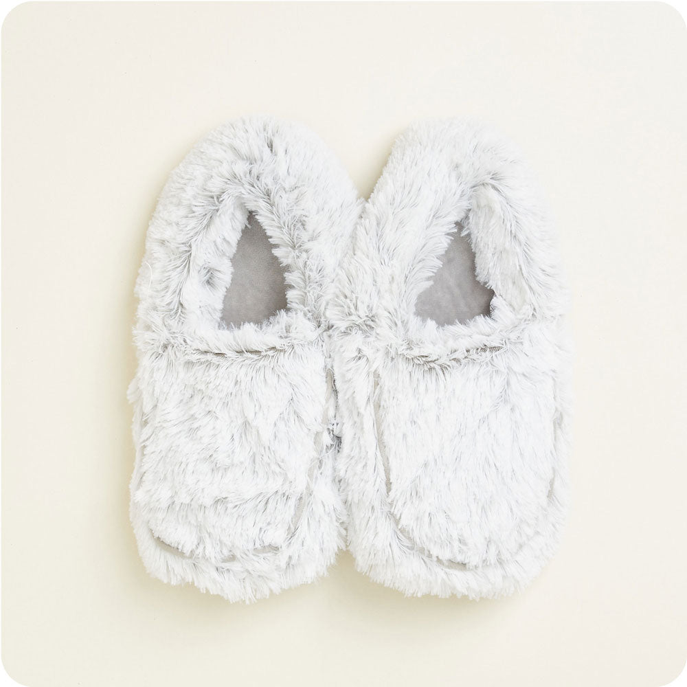 Marshmallow Gray Slippers Warmies