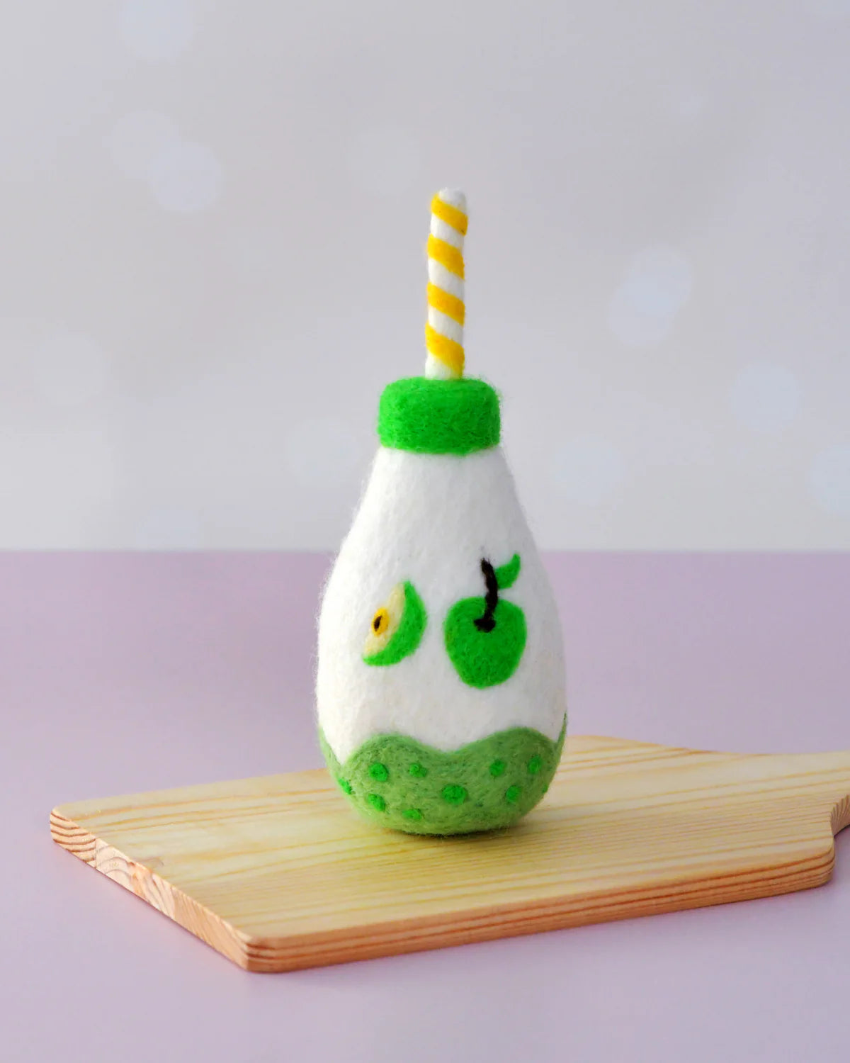 Sale Felt Sparkling Apple Fruit Juice Bottle