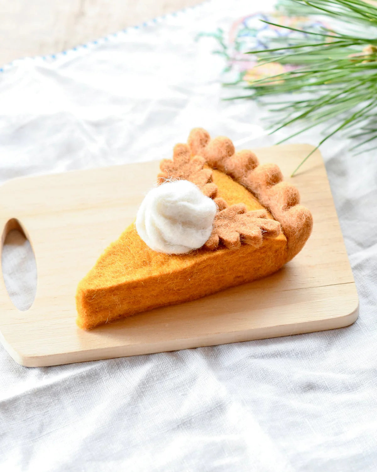 Pre-Order Felt Pumpkin Pie Slice (Ships in September)