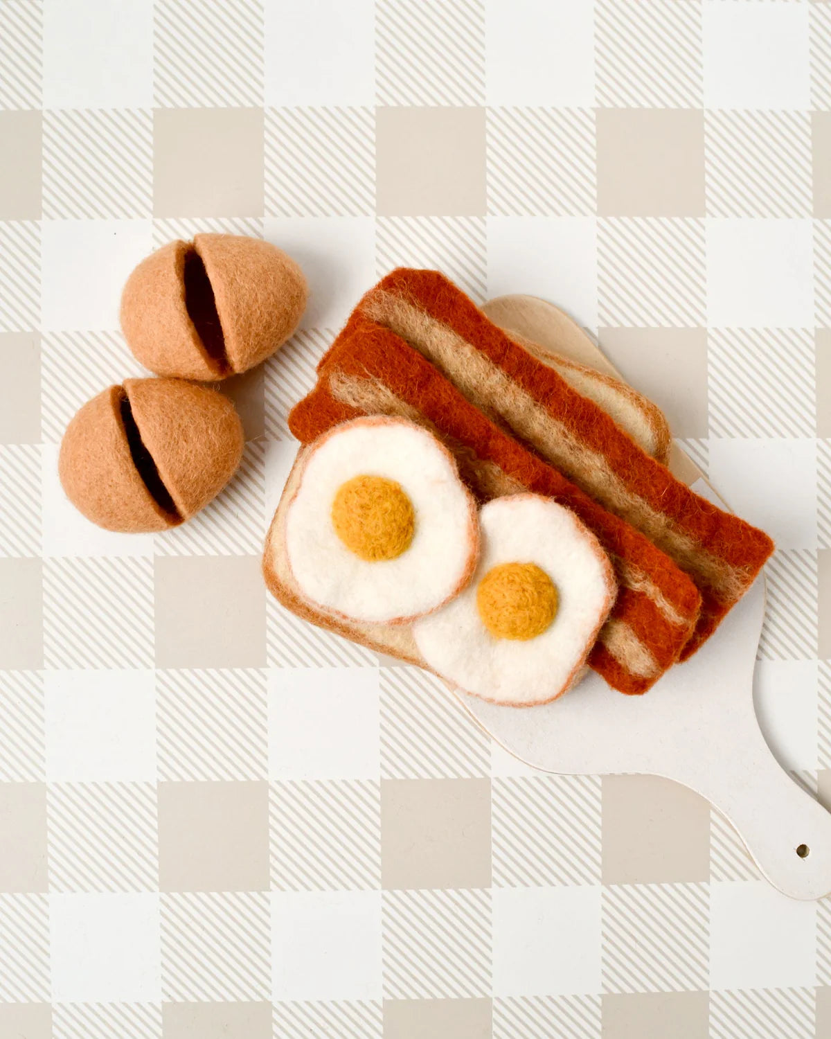 Pre-Order Felt Bacon and Eggs Breakfast Set (Ships in August)