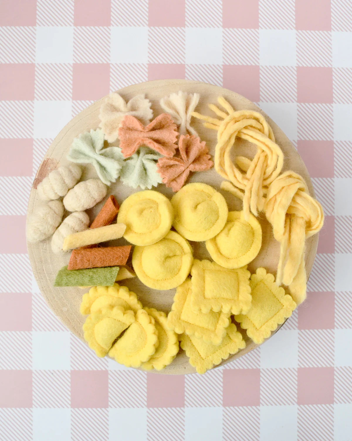 Pre-Order Felt Pasta Play Food Set (Ships in August)