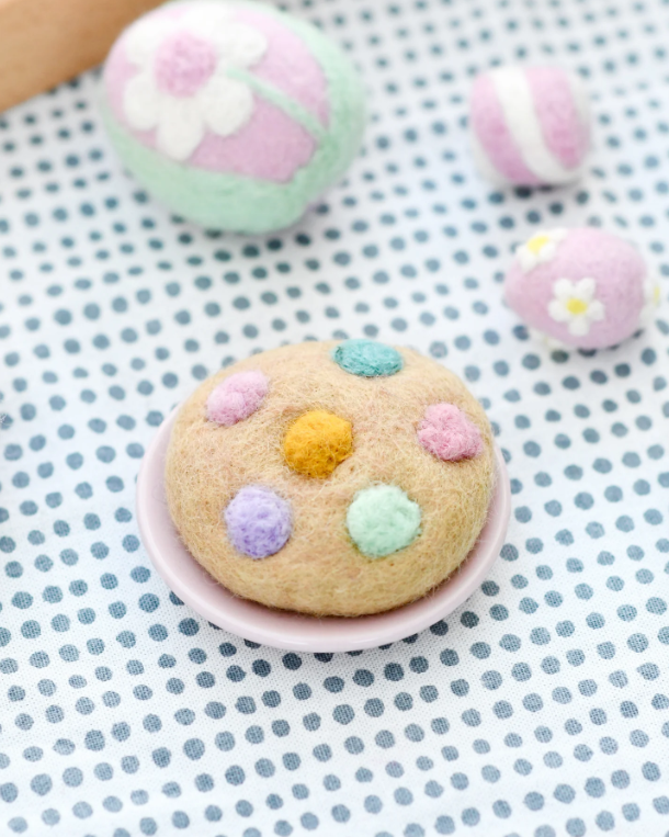 Pre-Order Felt Soft M&M Pastel Cookie (Ships in August)