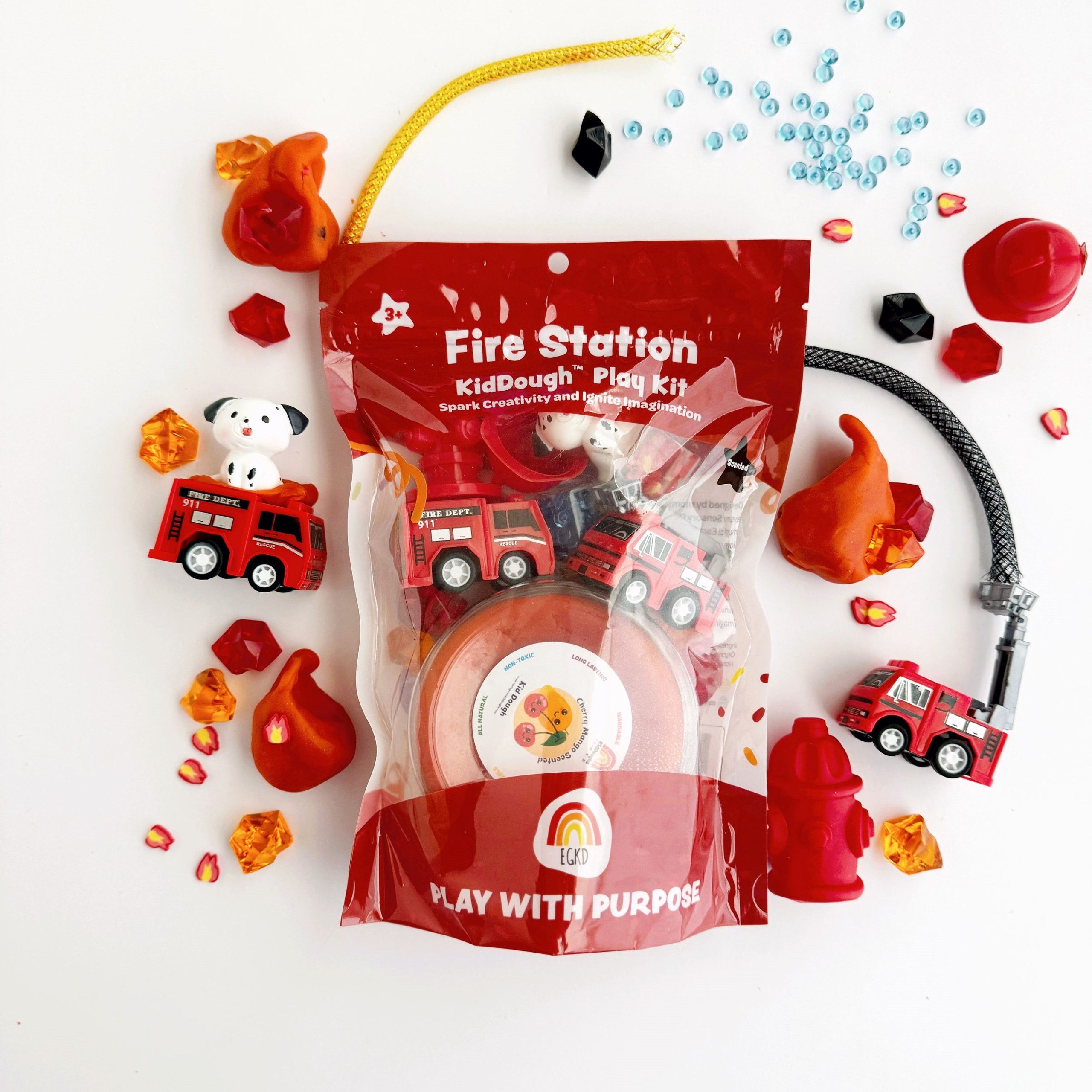 Fire Station KidDough Play Kit