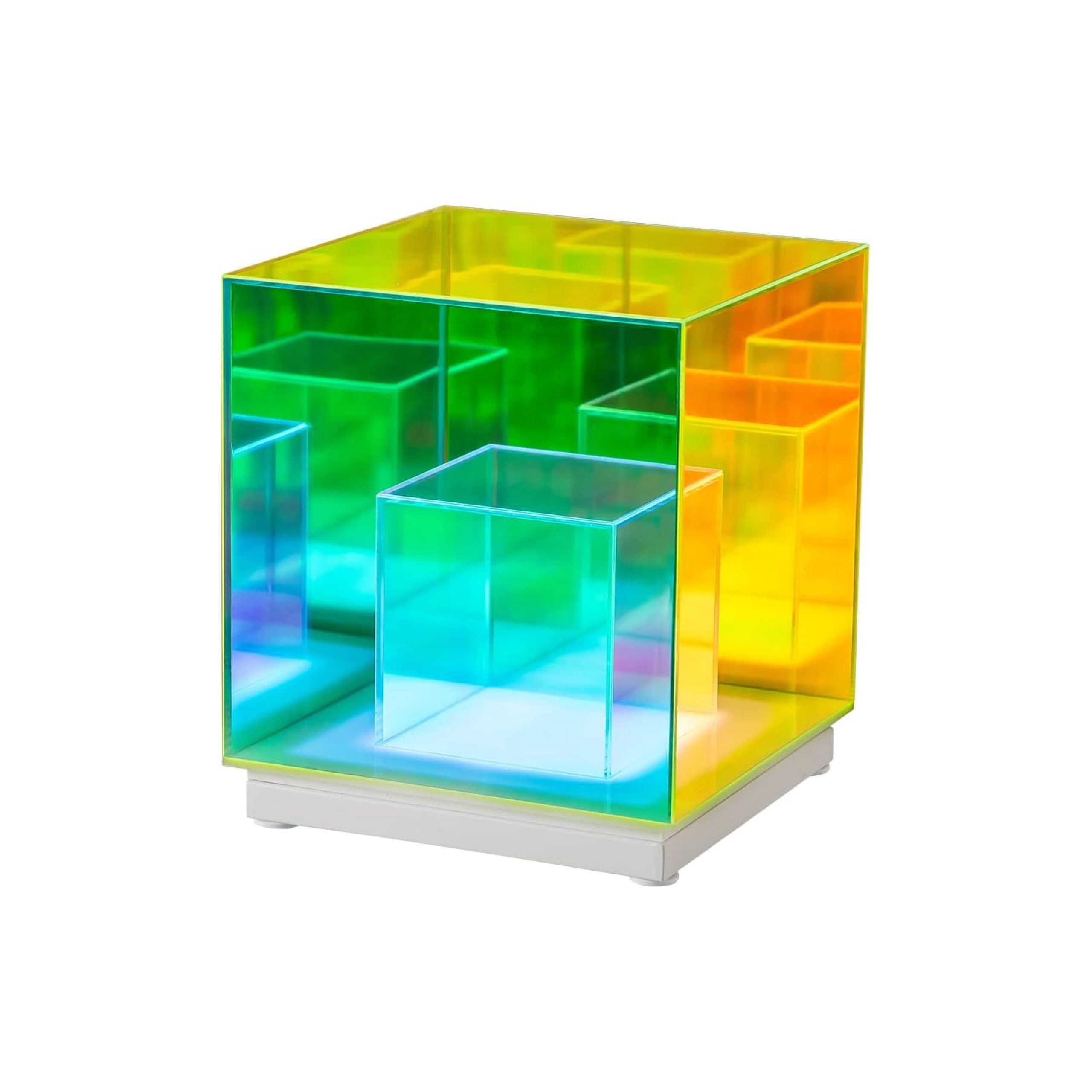 Cube Multi Colored Lamp