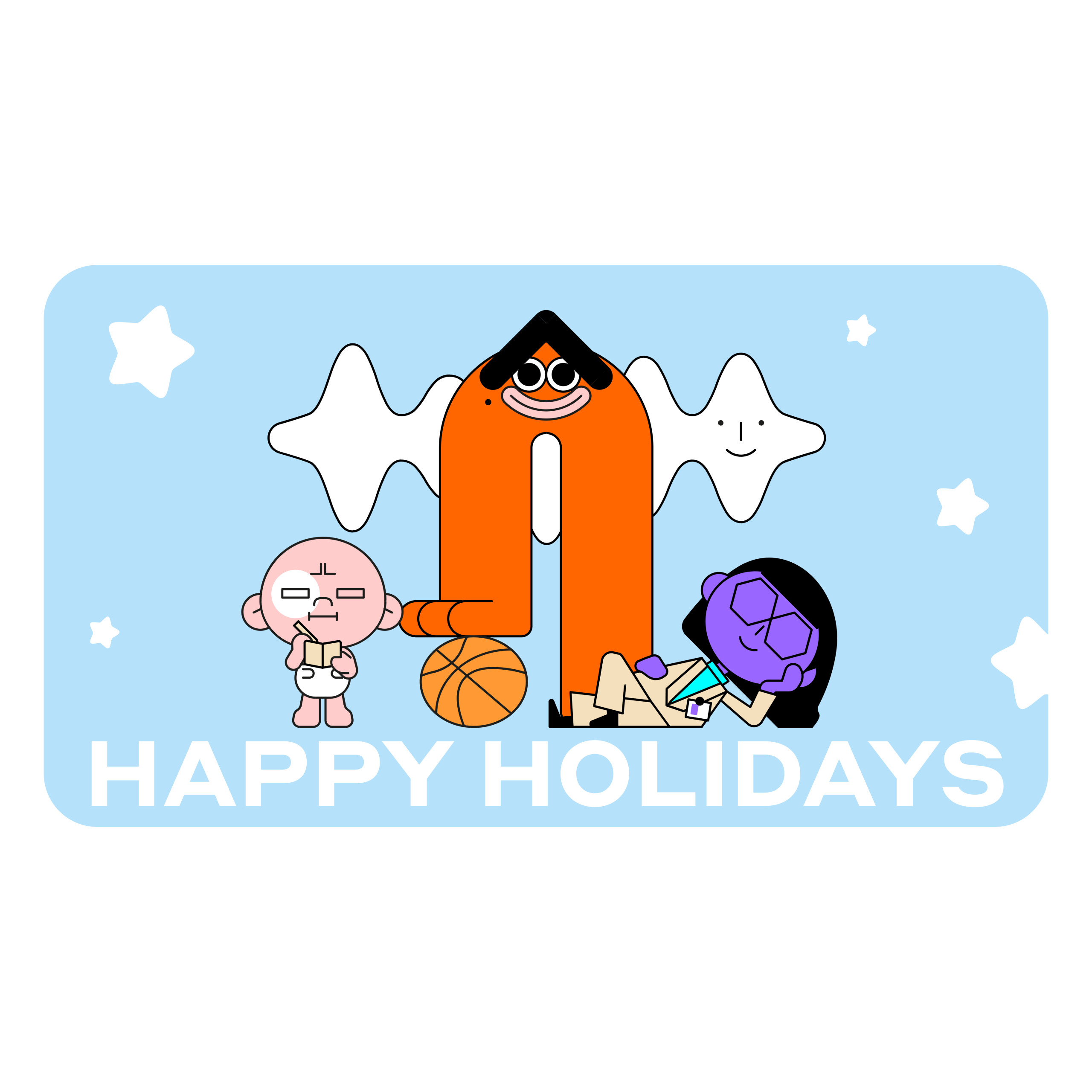 Playoddity "Happy Holidays" Gift Card