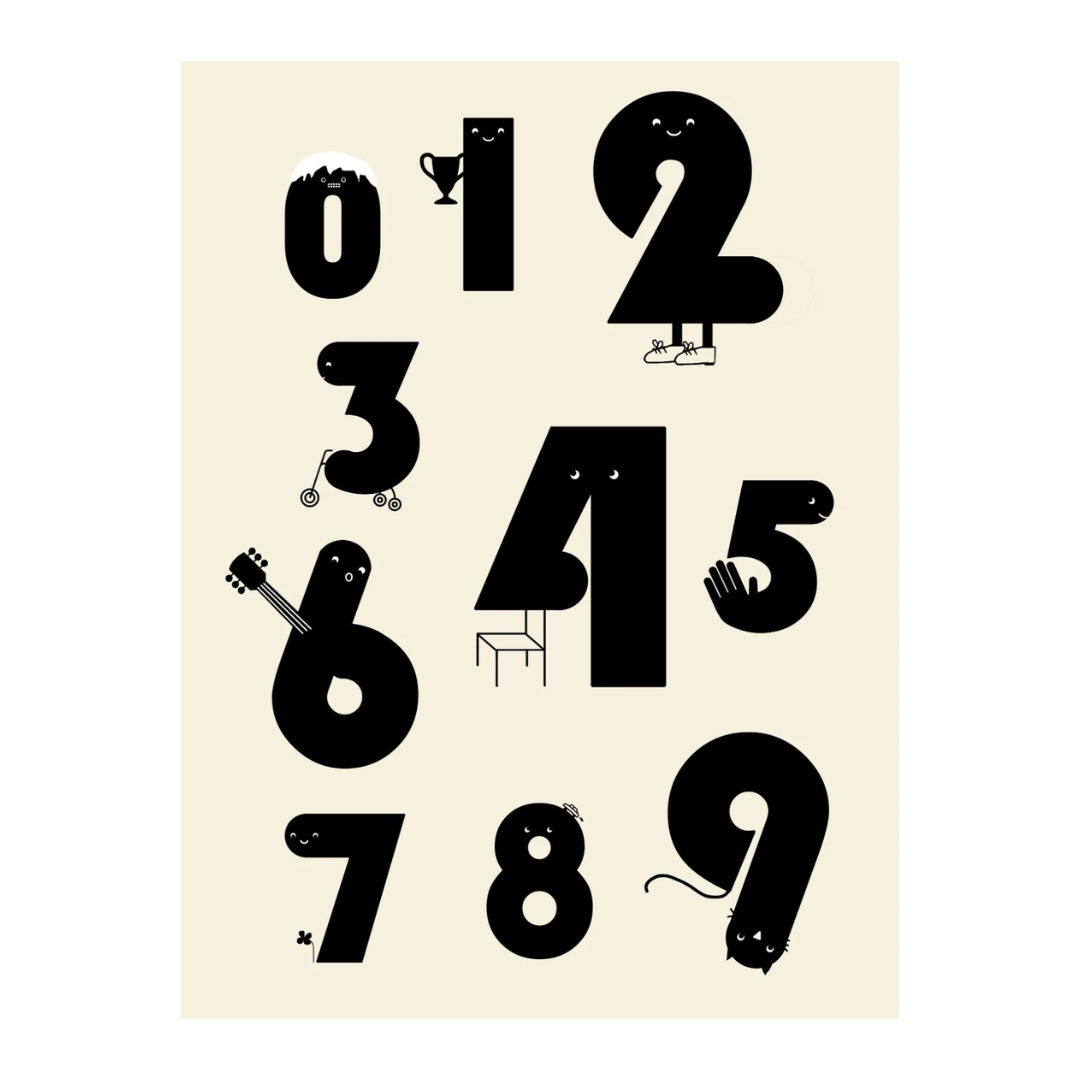 123 Buddies Print by Blabla Kids