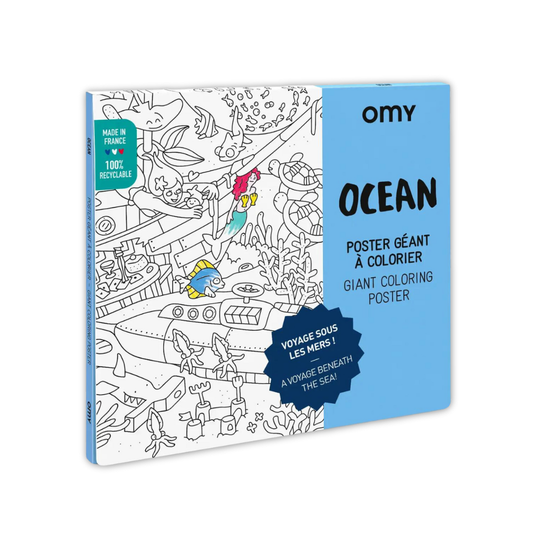 Ocean Giant Coloring Poster