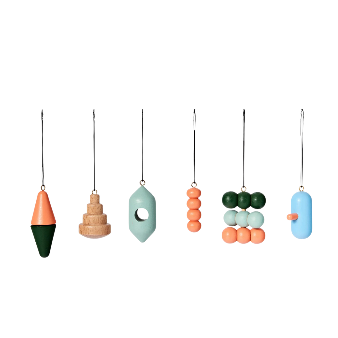 Christmas Tree Ornament Set by Pat Kim