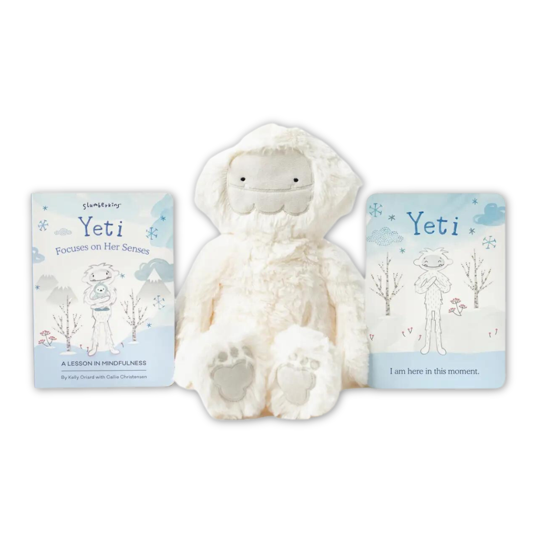 Alpine Yeti Kin with a lesson book