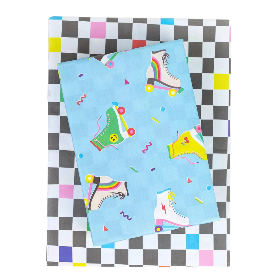 Roller Skates Wrapping Paper