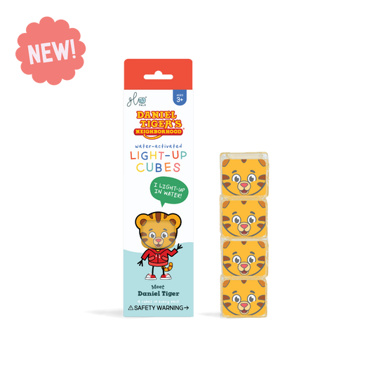Glo Pals Daniel Tiger Light Up Cubes 4pk