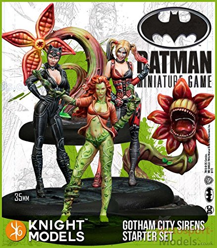 Batman Miniature Game, Gotham City Sirens Starter Set 2nd Edition By Knight Models