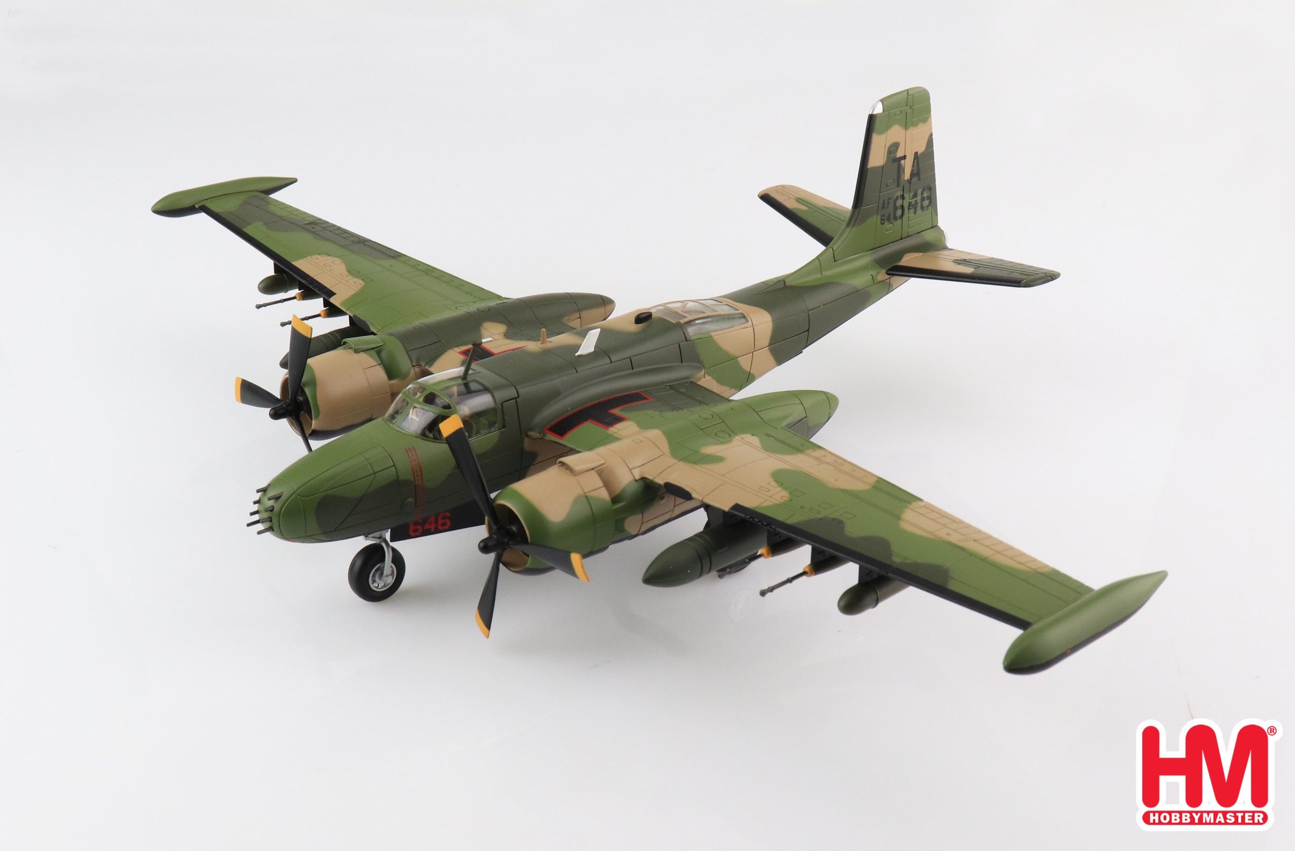 Douglas B-26K Counter Invader 609th SOS Thailand 1969, 1:72 Scale Diecast Model
