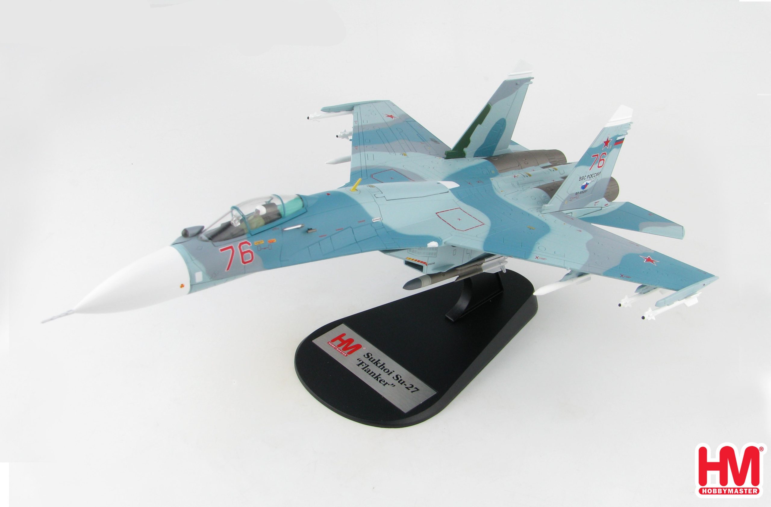 Sukhoi Su-27SM Flanker B Mod I Russian Air Force 2016, 1:72 Scale Diecast Model