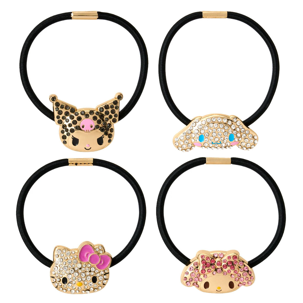 Japan Sanrio Rhinestone Ponytail Holder Hair Tie
