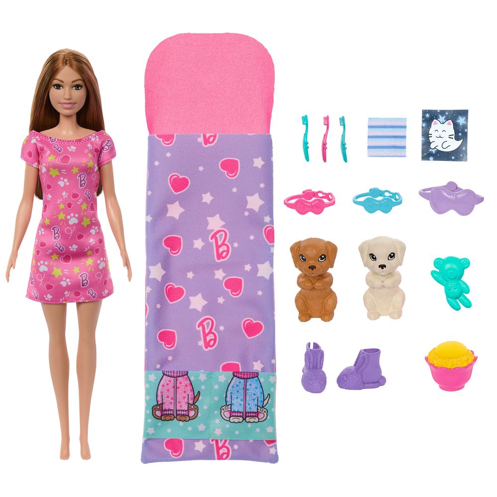 Barbie Puppy Slumber Party Doll & Accessories